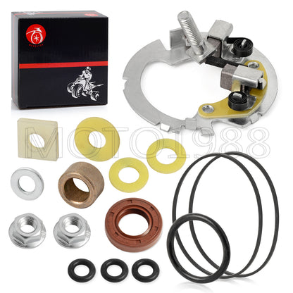 Starter Brush Holder Repair Kit for Honda Rancher TRX250 350 400 450 500 (2000–2023)