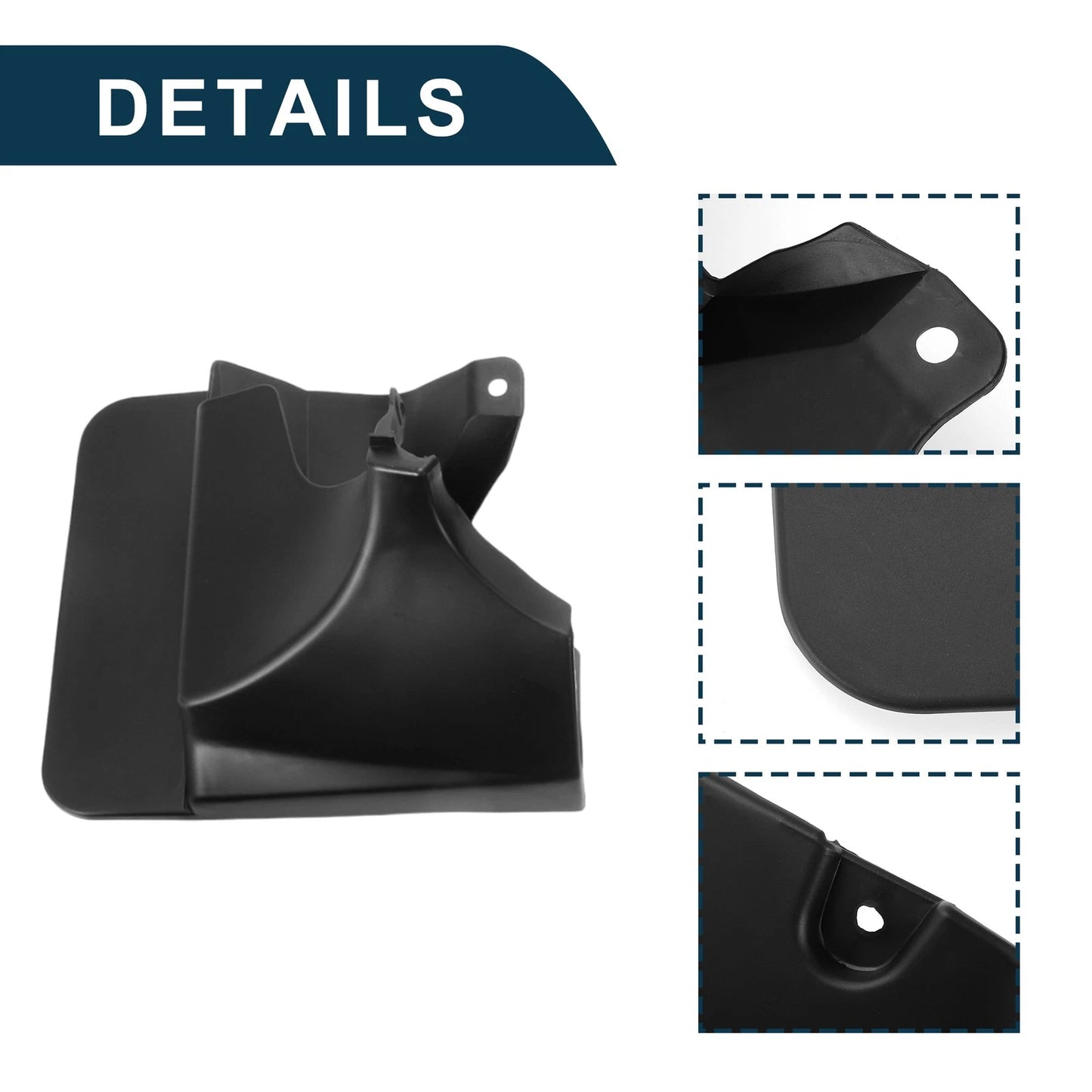 Set of 4 Mud Flaps Splash Guards for Toyota Land Cruiser Prado FJ120 (2003–2009)