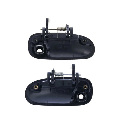 2X Front Outer Door Handles for Honda Civic EK (1995–2001) Black