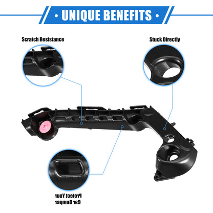 1 Pair Bumper Mounting Support Bracket for Toyota Corolla (2019–2021) Black