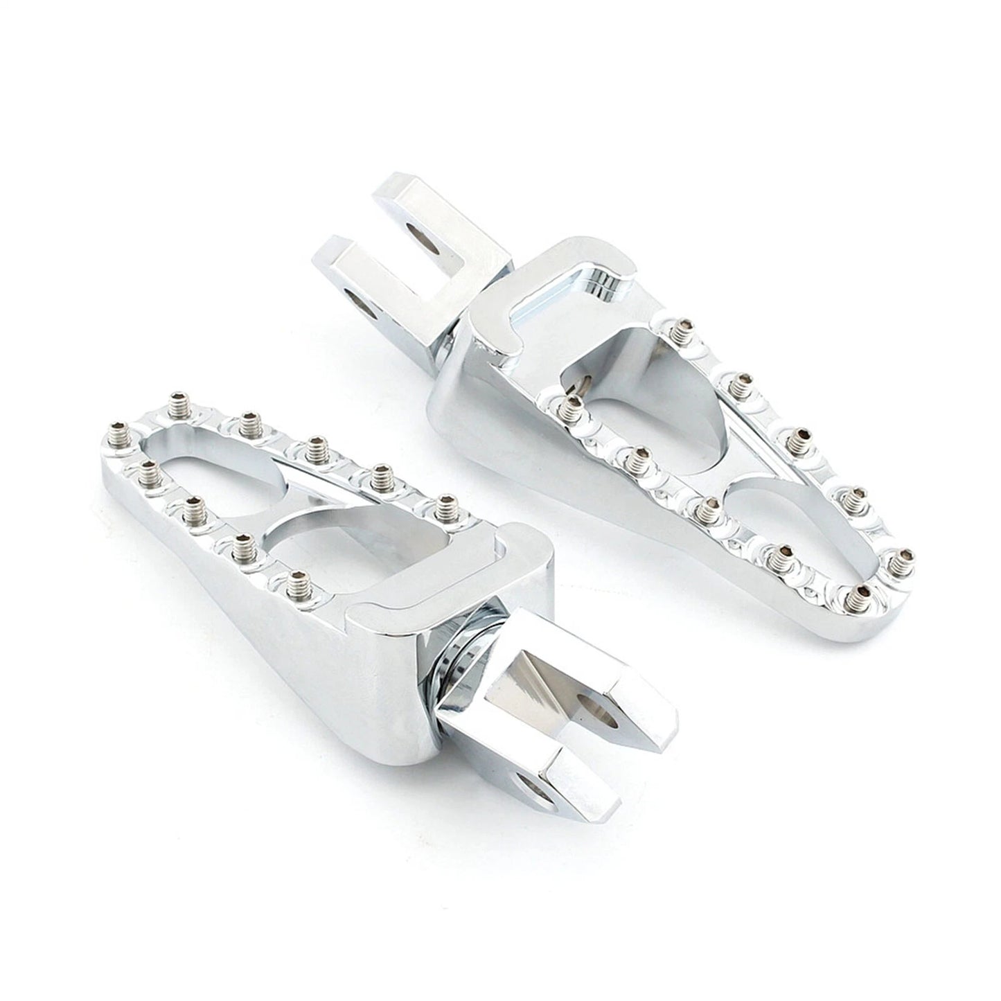 1 Pair Chrome Rear Footpegs for Yamaha FZ6/S FAZER (2004-2014)