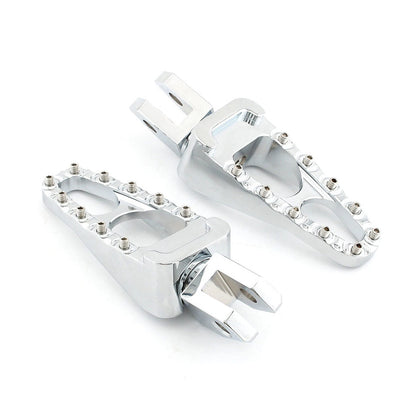 1 Pair Chrome Rear Footpegs for Yamaha FZ6/S FAZER (2004-2014)