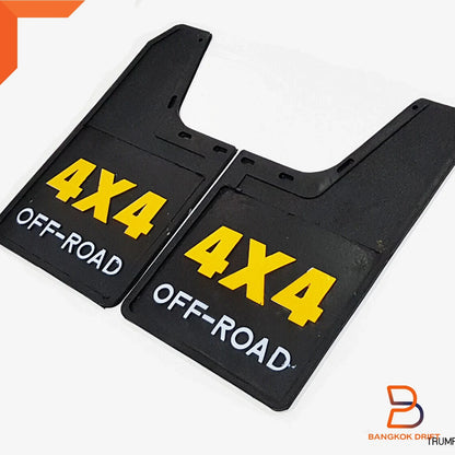 4x4 Off-Road Mud Flaps Splash Guards for Universal Car Truck Ute Black Rubber