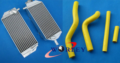 Aluminum Radiator for Suzuki RM125 (2001–2008) + Red Hose