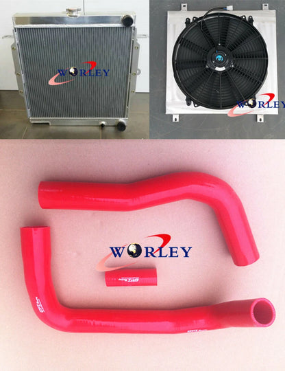 Aluminum Radiator Shroud Fan Hose for Land Cruiser 75 Series (1975–1990)