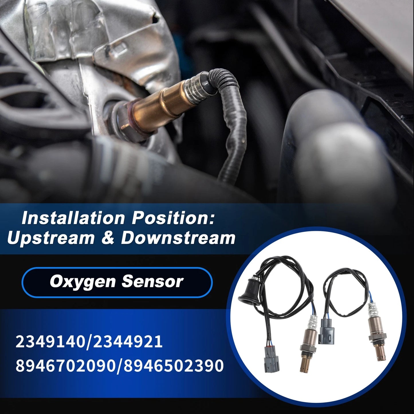 2X Upstream & Downstream Oxygen Sensor for Toyota Camry 3.5L V6 (2018–2020)