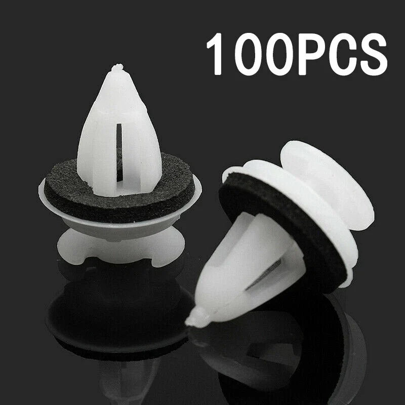 Rivet Door Panel Clips White Retainers for BMW E34–E39, E46 (1988–2006)