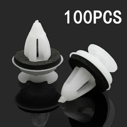 Rivet Door Panel Clips White Retainers for BMW E34–E39, E46 (1988–2006)