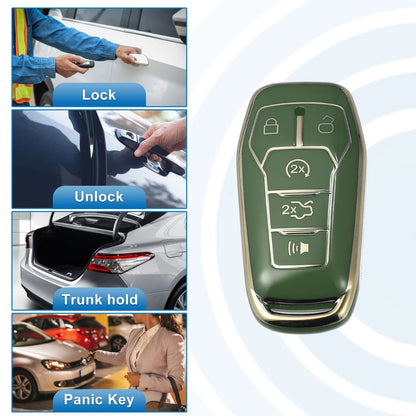 TPU Remote Key Fob Case Cover for Ford Fusion F150 (2013–2020)