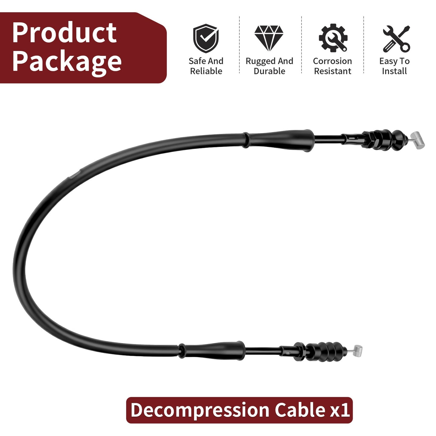 Decompression Cable for Honda ATC350X TRX350 (1985–1987)