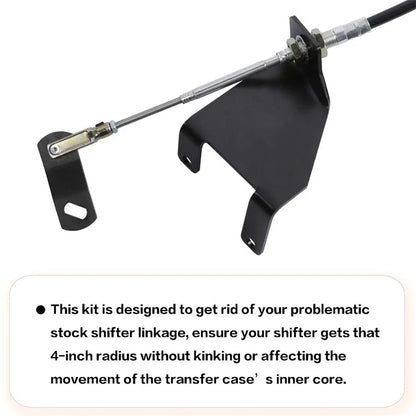 Transfer Case Cable Shift Linkage Upgrade for Wrangler TJ (1997-2006)