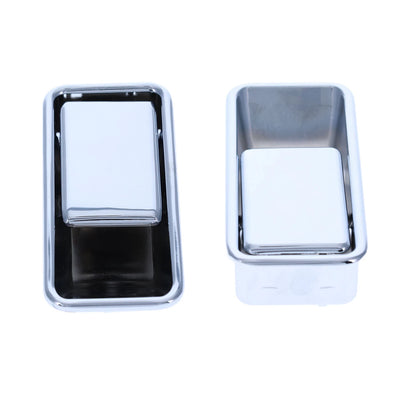 Set of 2 Chrome Outer Door Handles for Jeep Wrangler TJ (1996–2007)