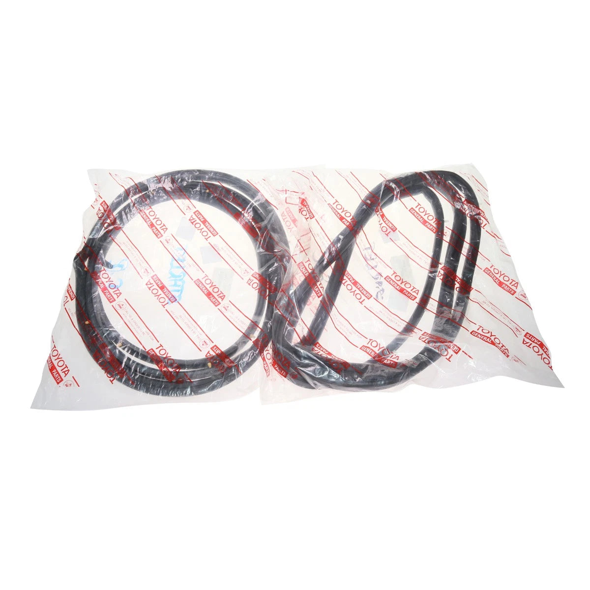 Rear Door Weatherstrip Seal Pair for Toyota Starlet Hatchback (EP70–EP71)
