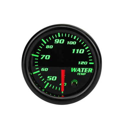 2" 52mm DC12V 7 Color LED Water Coolant Temp Gauge for Car