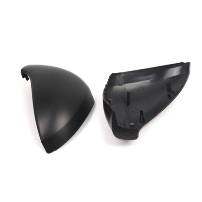 Pair Matte Black Side Wing Mirror Cap Cover for Peugeot 207 (2006–2013)