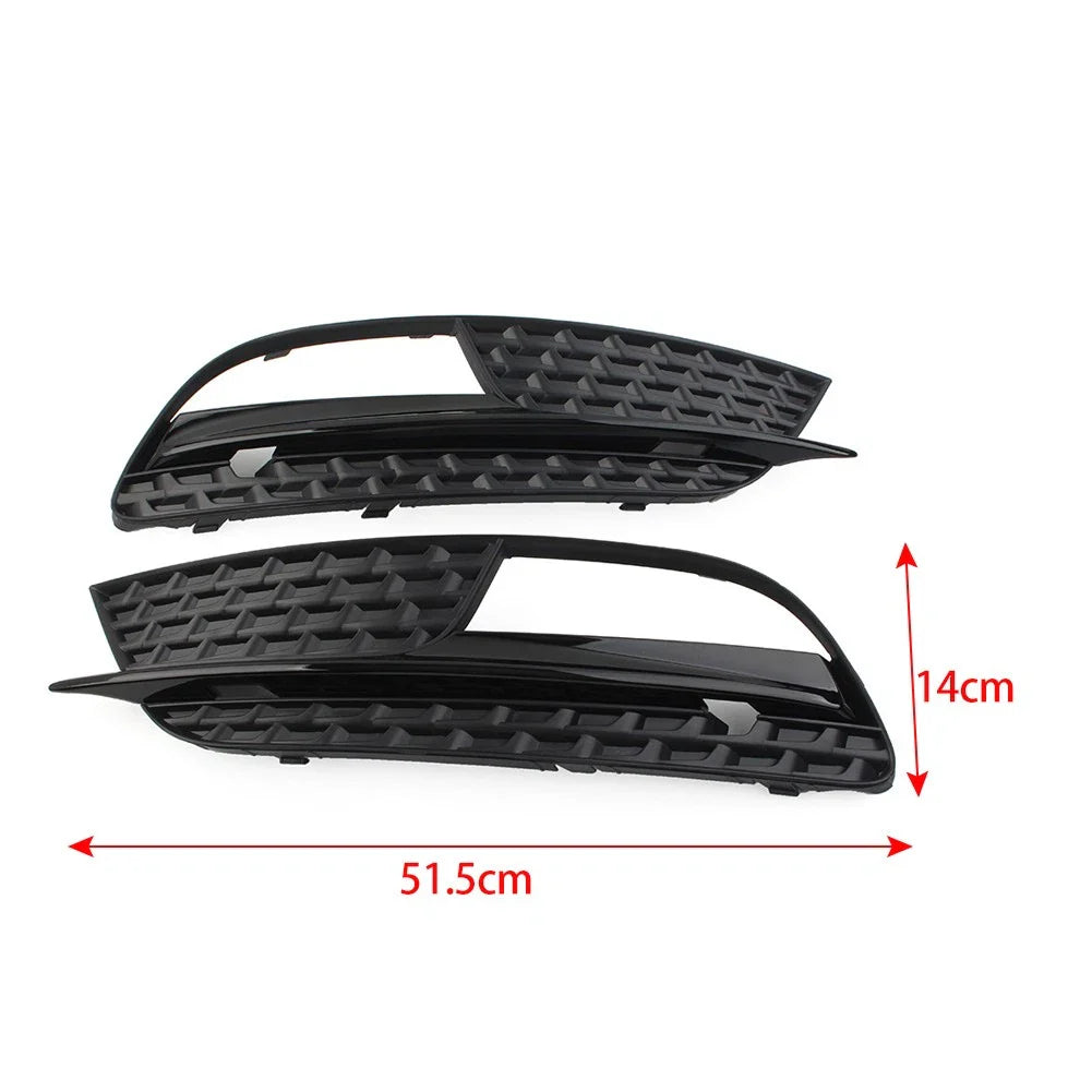 ABS Front Bumper Fog Light Grille Covers for Audi A5 (2012-2016)