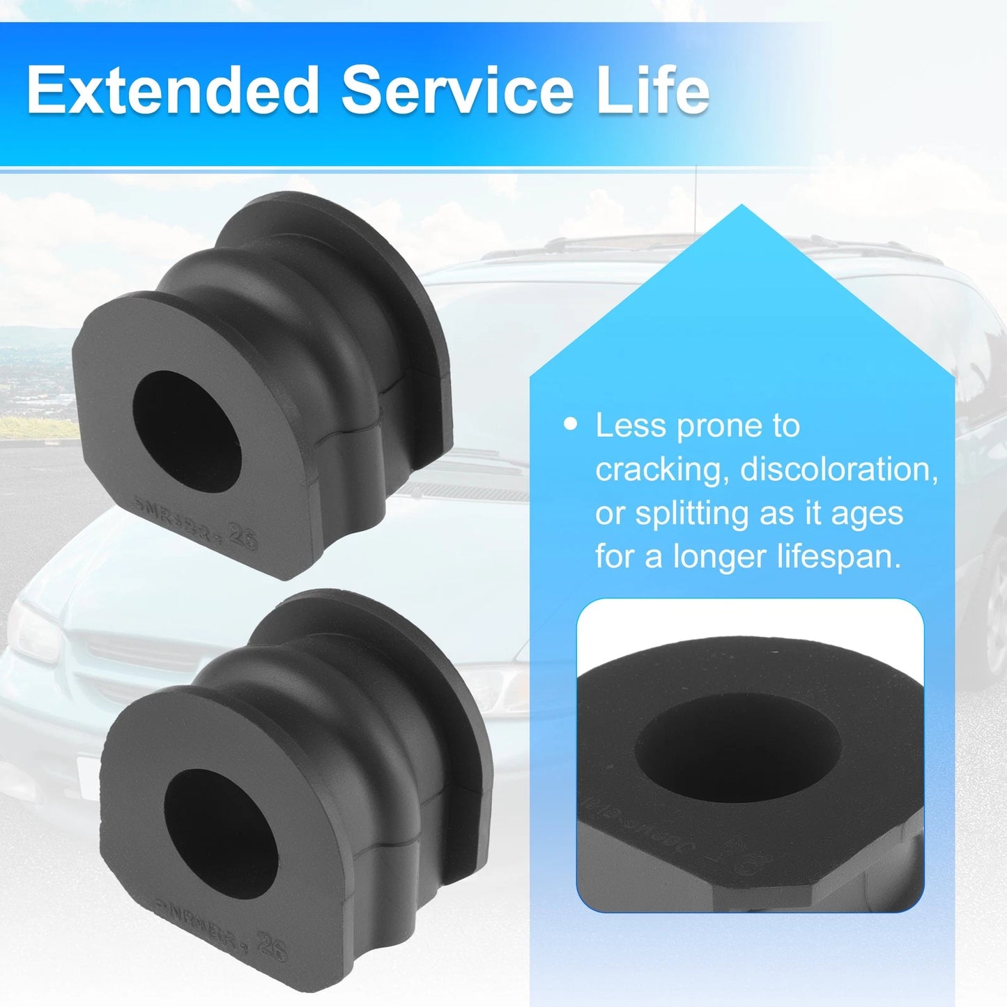 2X Stabilizer Sway Bar Bushing Kit for Infiniti G25 (2011–2013) K200283