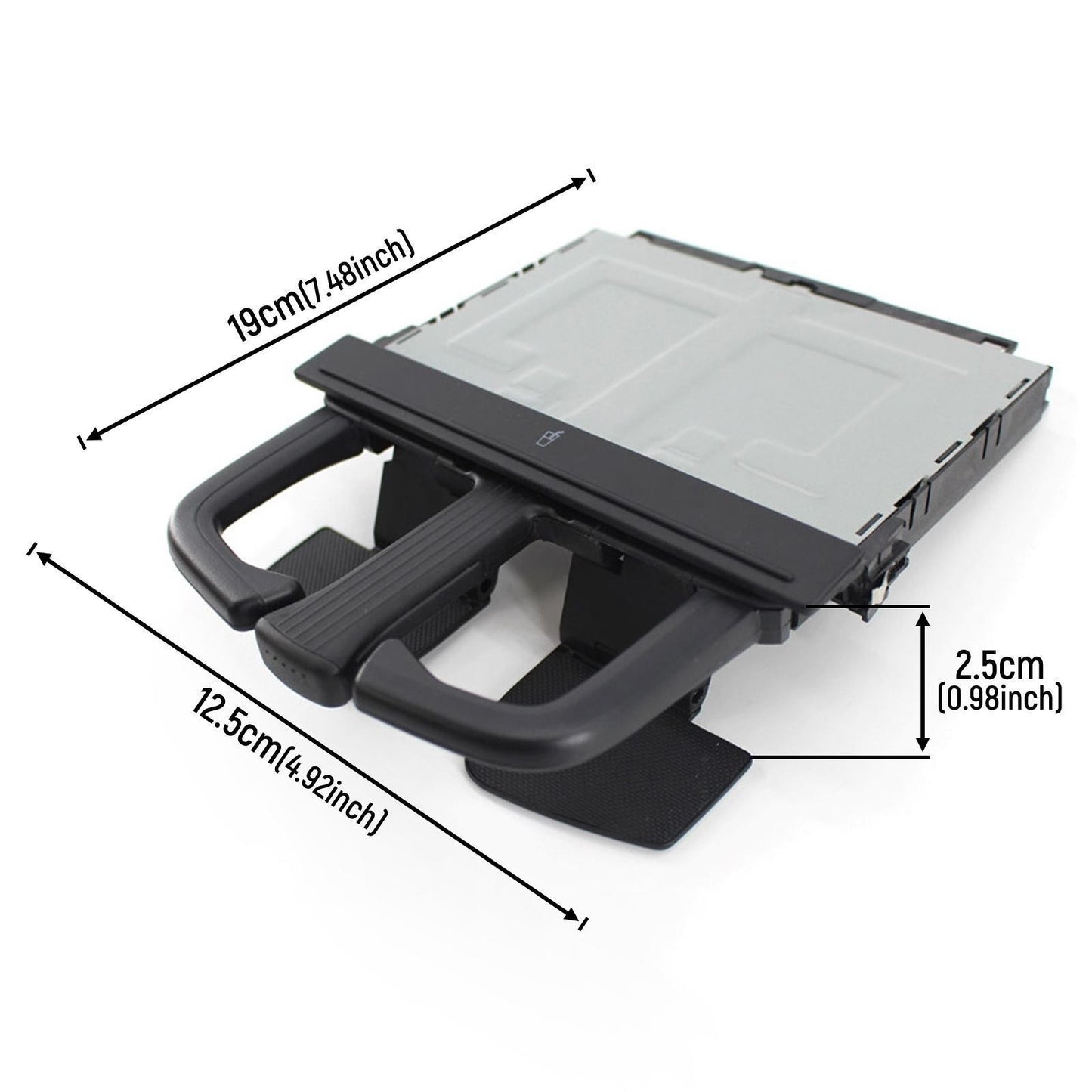 Rear Seat Armrest Cup Holder for VW Jetta Golf Passat Audi A3 A4 Q5 (2005–2015)