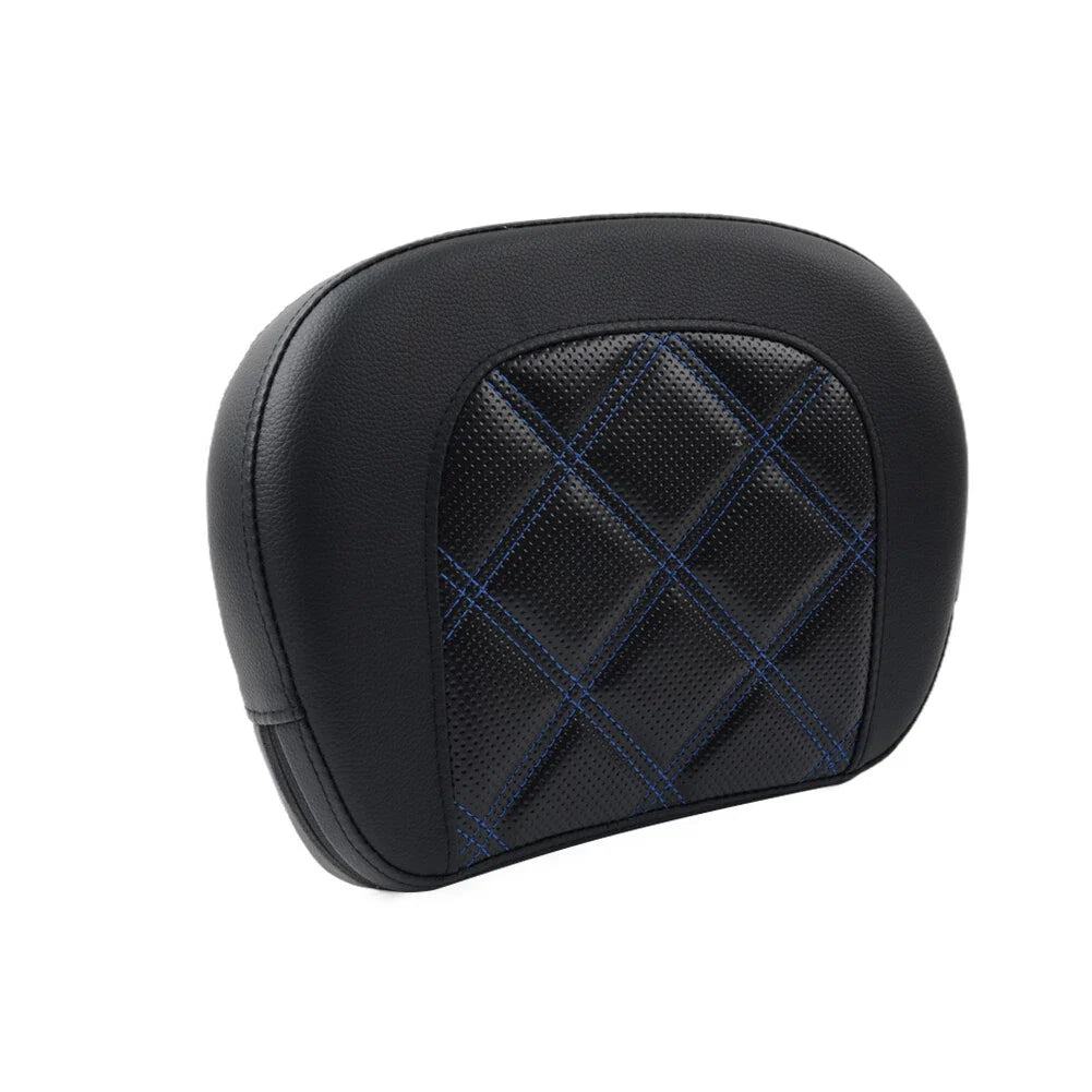 Black Rear Sissy Bar Backrest Pad for Harley Street Glide FLHX FLHXS (2006-2023)