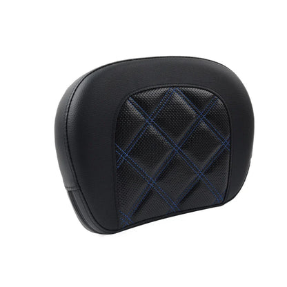 Black Rear Sissy Bar Backrest Pad for Harley Street Glide FLHX FLHXS (2006-2023)