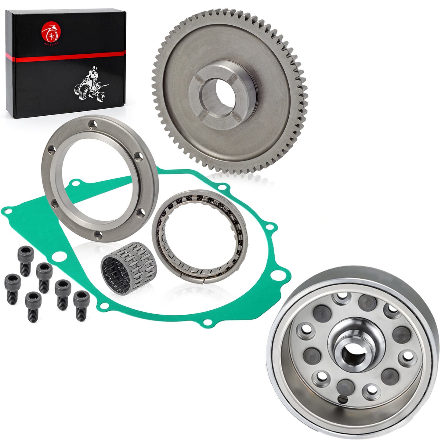 Starter Clutch Flywheel Rotor for Yamaha Warrior 350 (2002–2004) Raptor 350 (2004–2013)