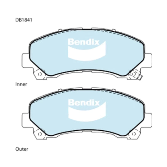 4WD Front Disc Brake Pad Set for Isuzu MU-X UC (2013-2020)