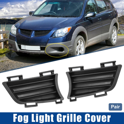Set of 2 Fog Light Grille Cover Trims for Pontiac Vibe (2003–2010)
