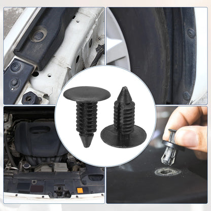 100 Pcs Retainer Fastener Clip Rivet Kit for Jeep Wrangler (2007–2018)