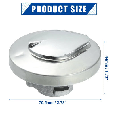 Motorcycle Lock Fuel Tank Filler Cover Set with 2 Keys for Honda Shadow