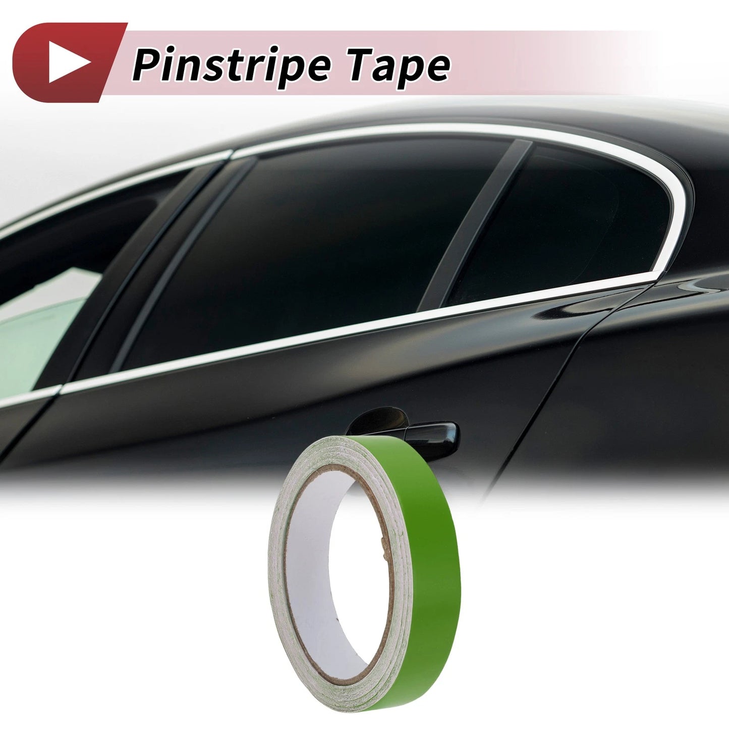 Pinstripe Tape 20mm x 10m for Car Motorcycle Boat Matte Green (1 Pc)
