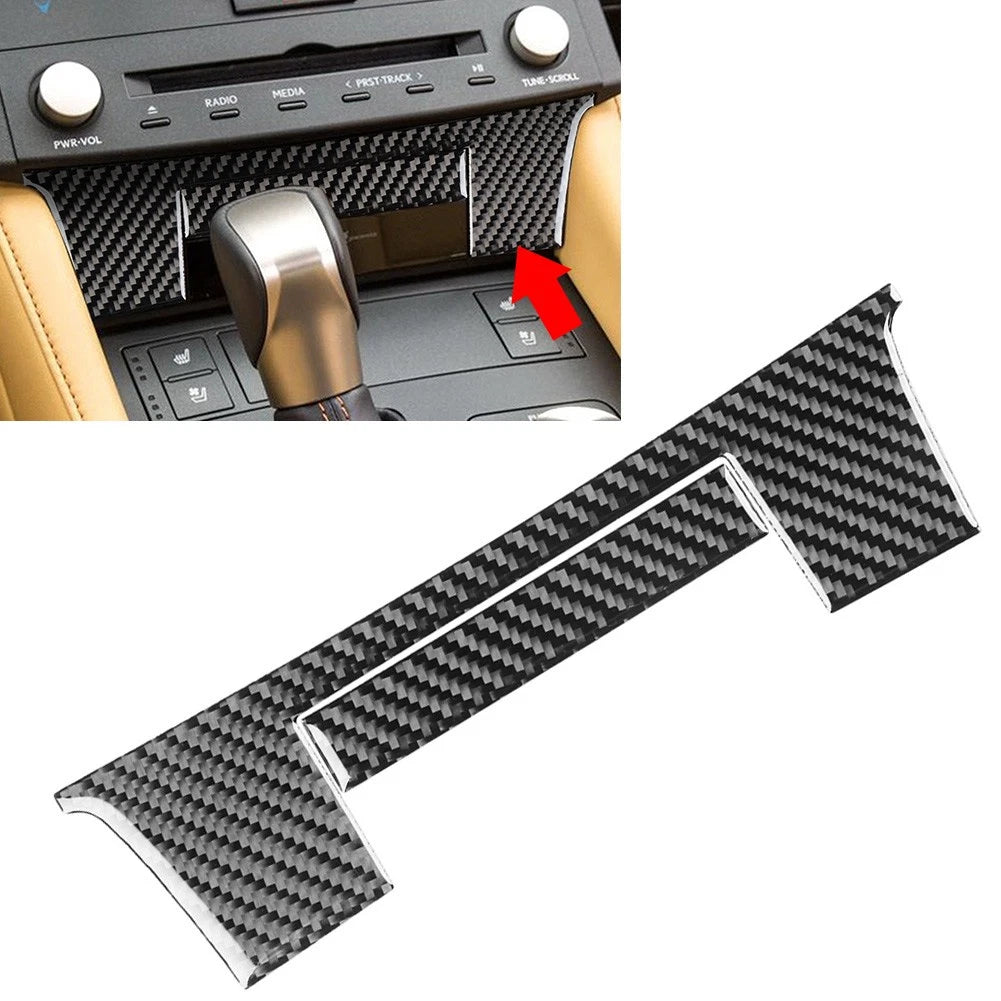 Carbon Fiber Center Air Vent Outlet Cover Trim for Lexus RC300 350 200T (2015–2024)