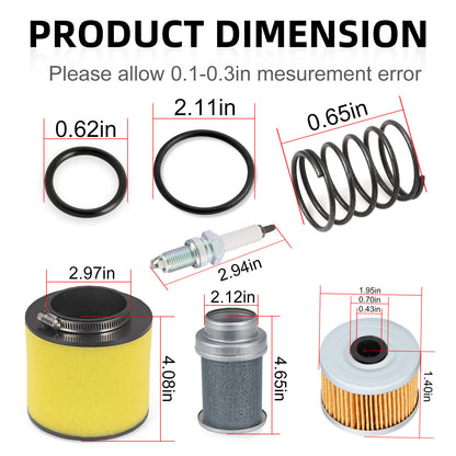 Air Filter & Oil Filter Cleaner for Honda Foreman 450 TRX450FE/TRX450FM (2002–2004)