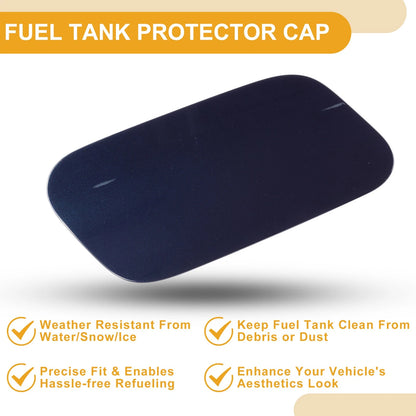 Fuel Tank Door Cap for Audi A7 (2019–2024) Clip Type No. 4K8809907 Electric Blue ABS