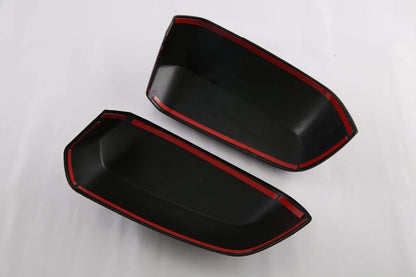 2X Glossy Black Door Side Mirror Cover for Ford Ranger (2023-2024)