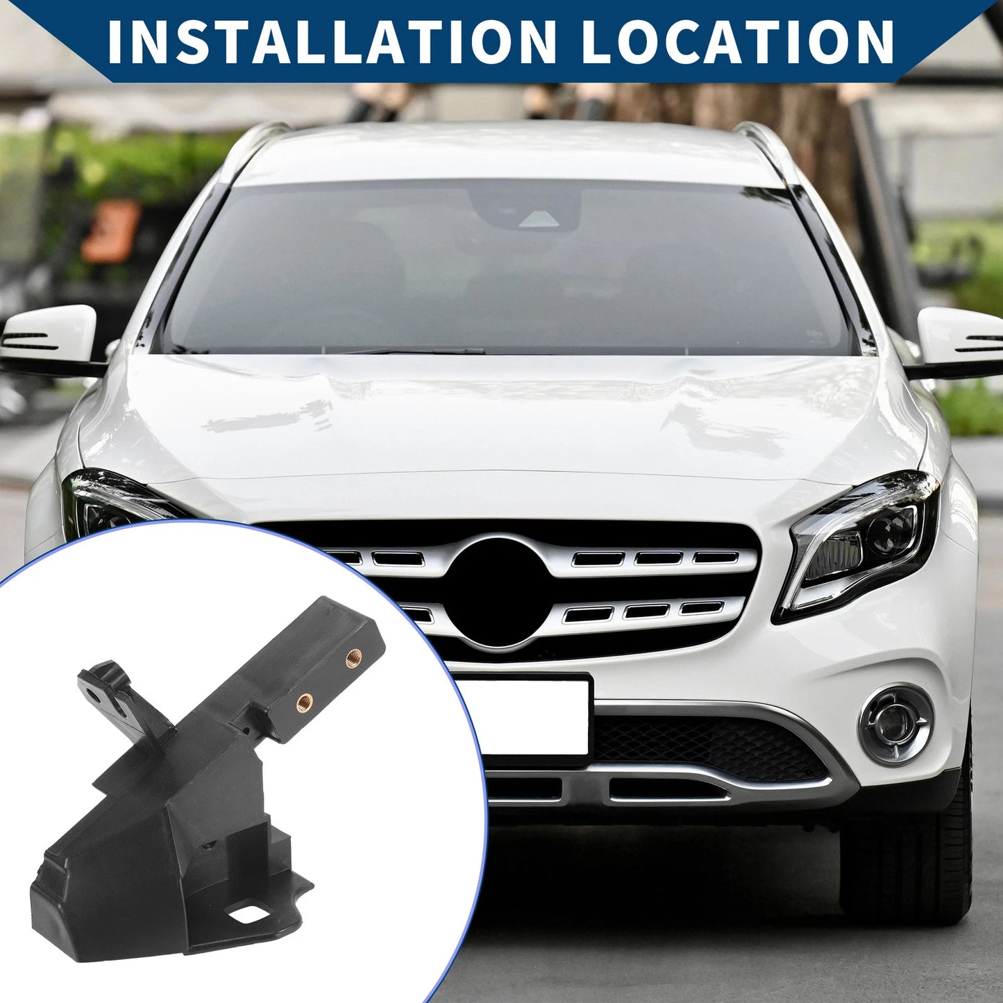Front Left Bumper Retainer Bracket No.A2056203401 for Mercedes Benz C300 (2015–2021)