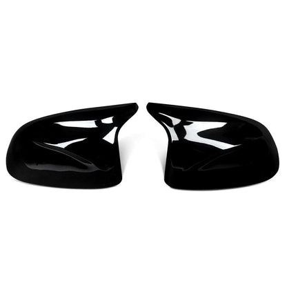 Gloss Black Snap-On Side Mirror Cover Cap for BMW X5 X4 X3 (2014–2018)