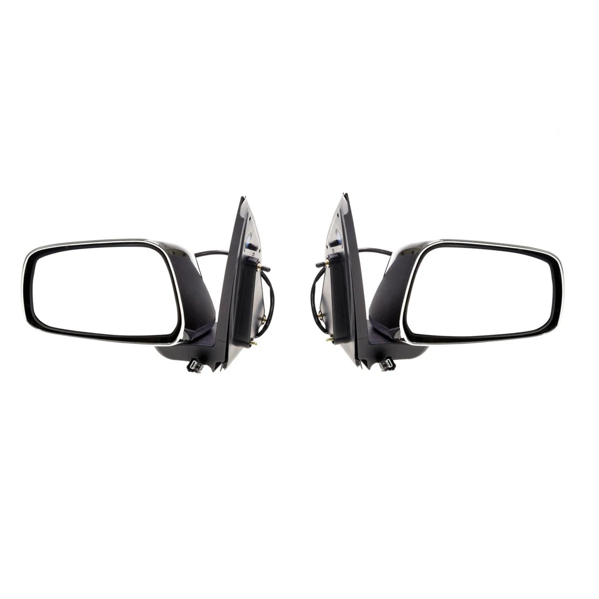 Chrome Electric Door Mirror Pair for Nissan Navara Frontier D40 (2005–2015)