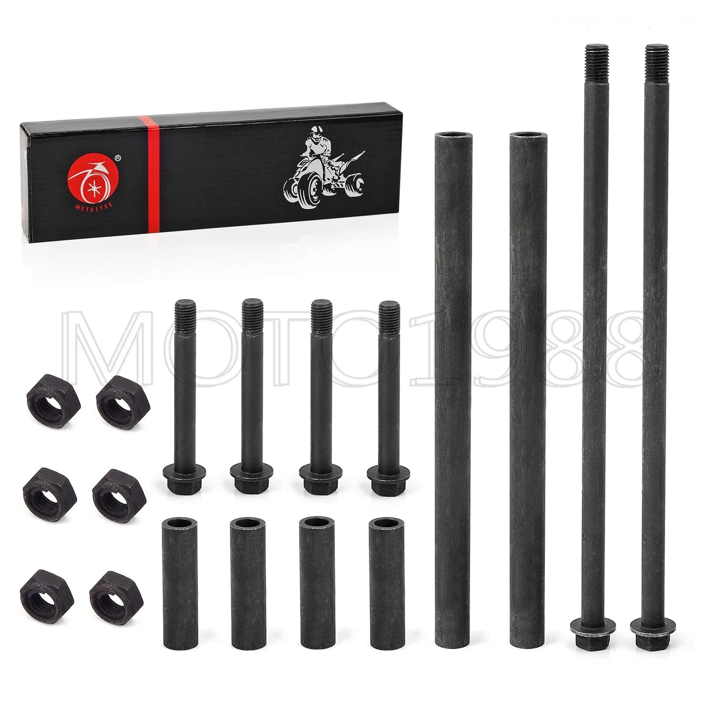 Front Arm Bushing Bolts Nuts Shaft Collars for YAMAHA Banshee (1987–2006)