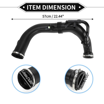 Intake Hose for Mercedes-Benz W204 2012-2015, Black, 2 x Compatible Parts