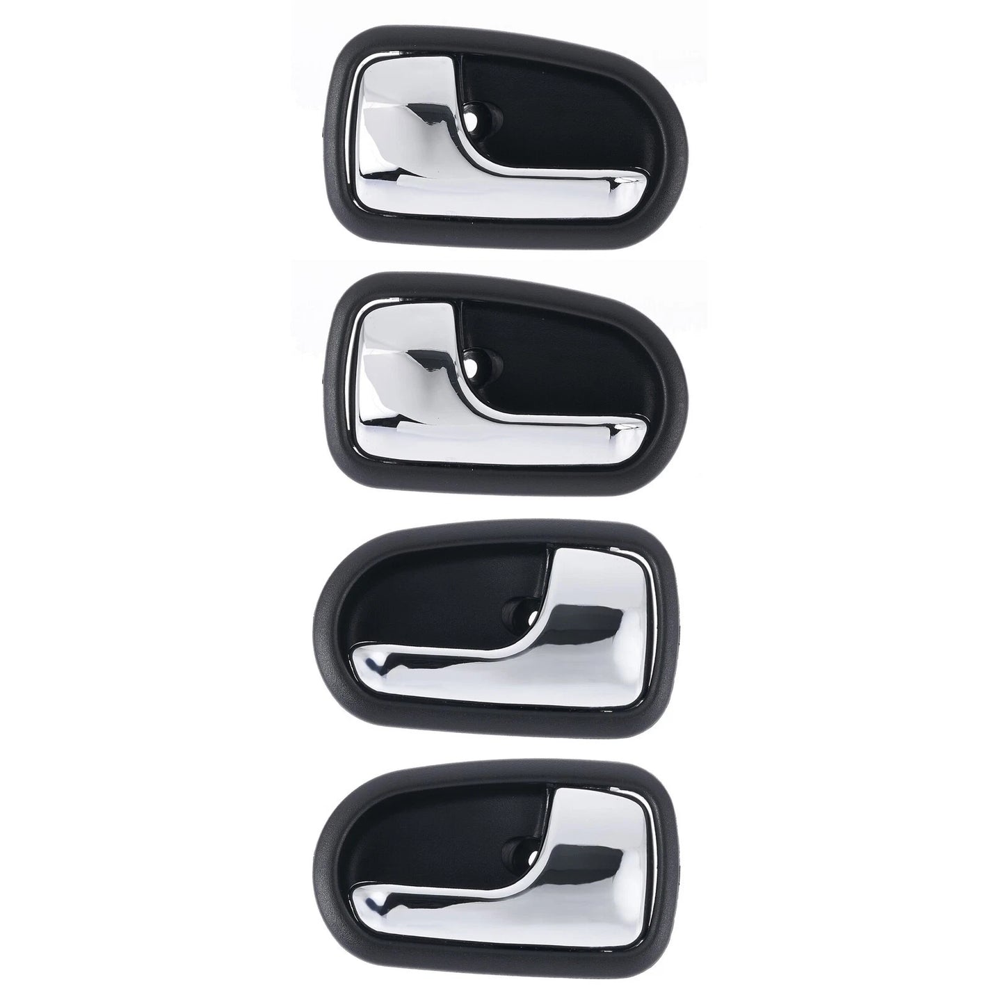 Set of 4 Chrome Inner Door Handles for Ford Courier Laser