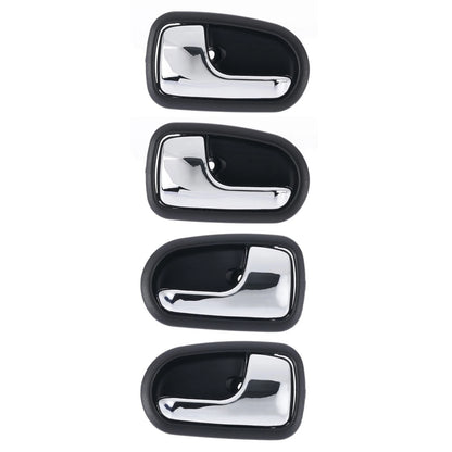 Set of 4 Chrome Inner Door Handles for Ford Courier Laser