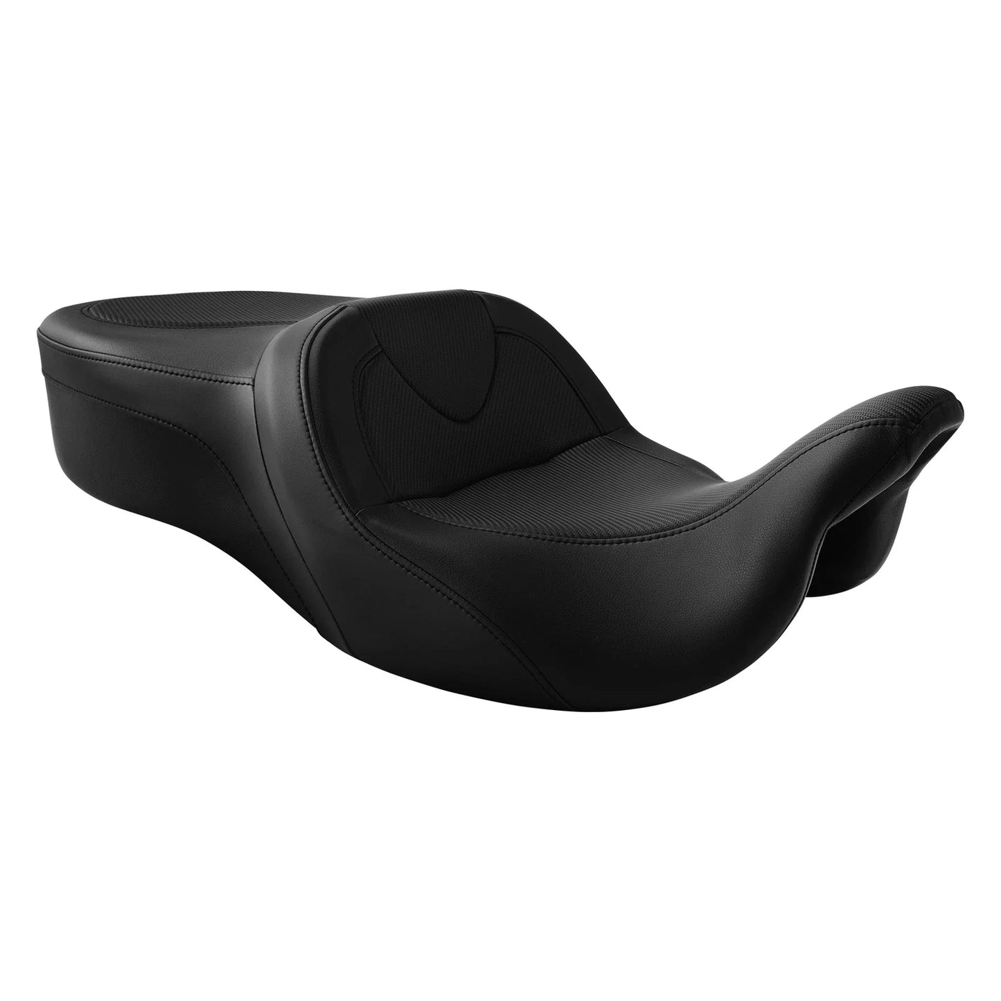 Black Driver Passenger Seat for Harley Touring Road Glide (2009-2023)