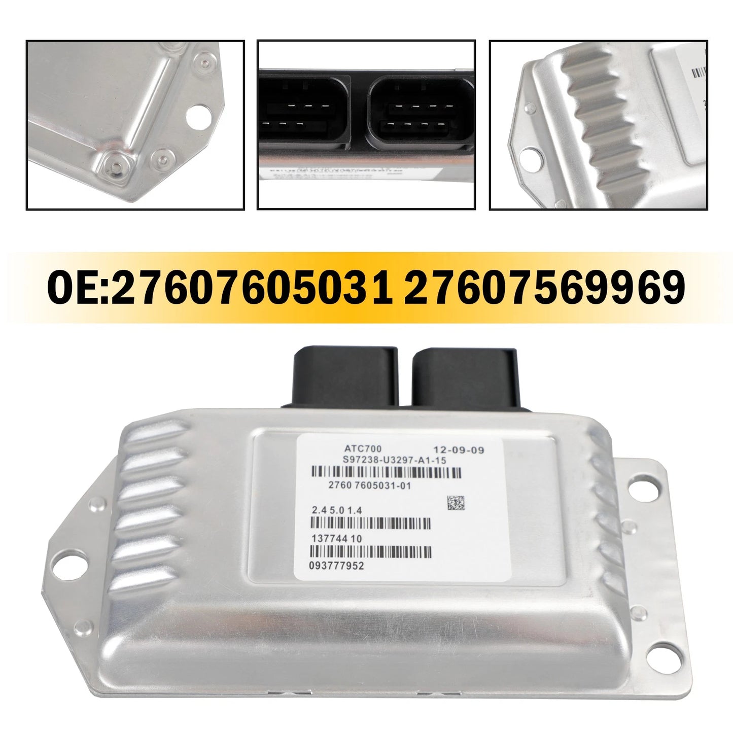 ECU Transfer Gearbox Control Module for BMW X5 X6 (2007–2013) 27607605031 27607569969
