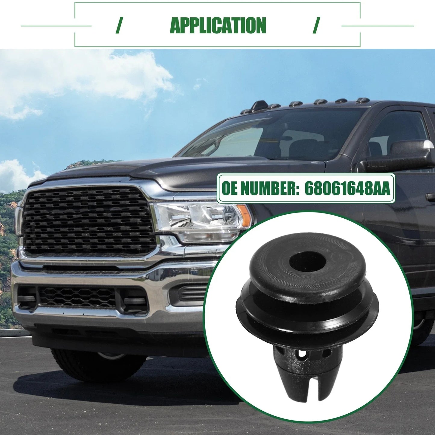 40 Pcs Tail Light Retainer Clips for Dodge Ram 1500 (2019-2023)