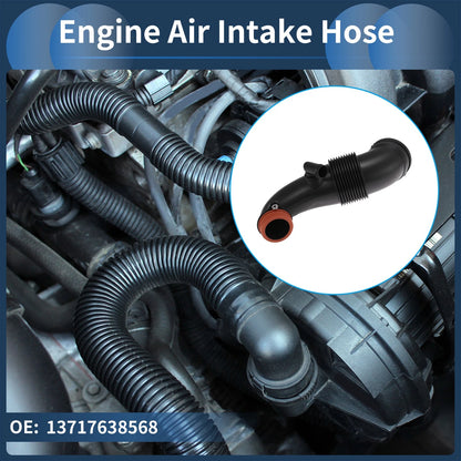 Engine Air Intake Hose for BMW X5 (2014–2018) No. 13717638568 Rubber Metal