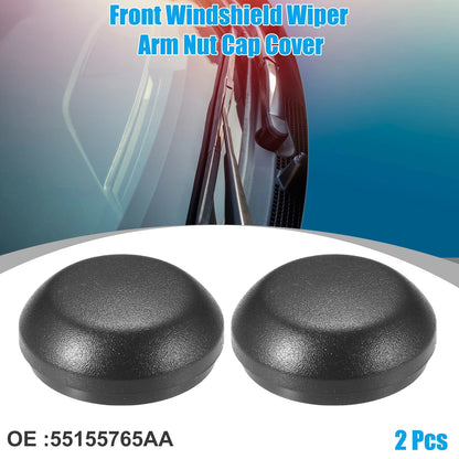 2pcs Wiper Arm Nut Cover Cap for Jeep Compass (2017–2022)