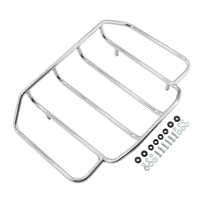 Chrome Luggage Top Rack for Harley Touring Road King Street Glide (2009-2023)