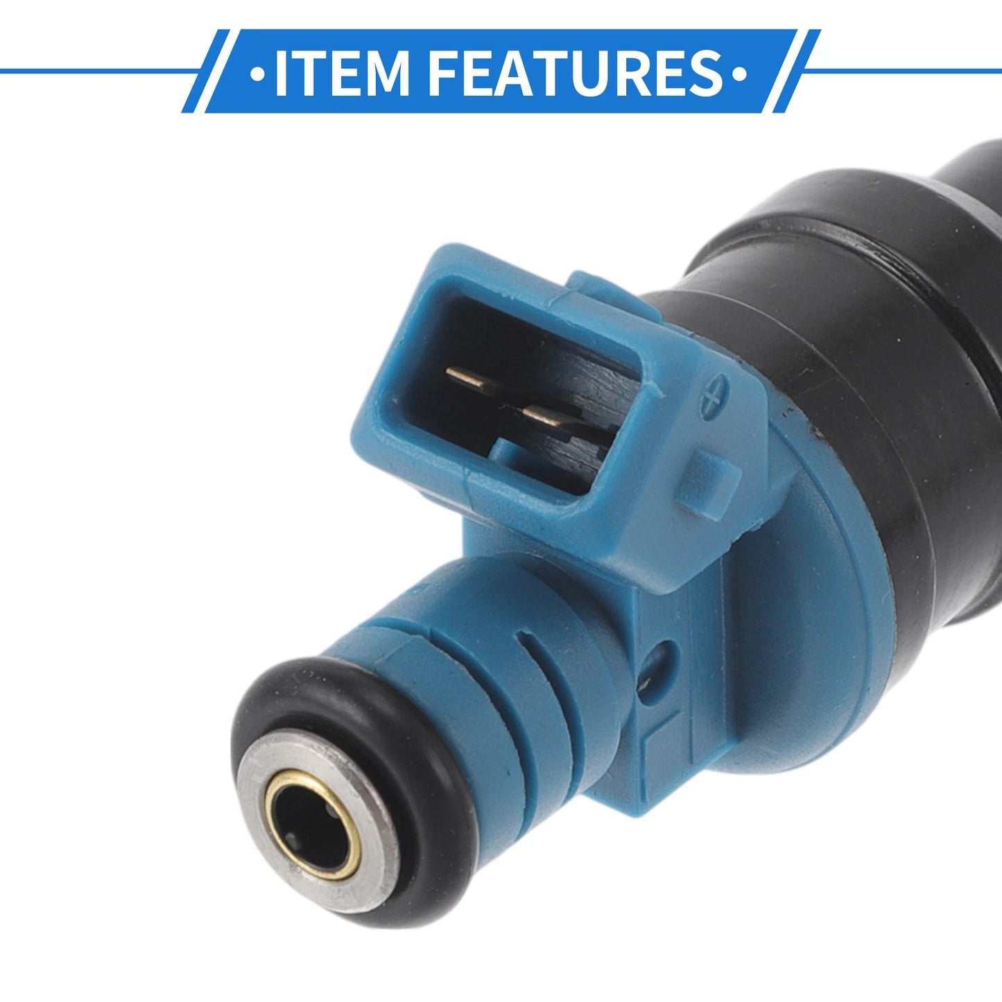 1 Pc Fuel Injector No.0280150759 for Ford E-250 E-350 (1989–1991)