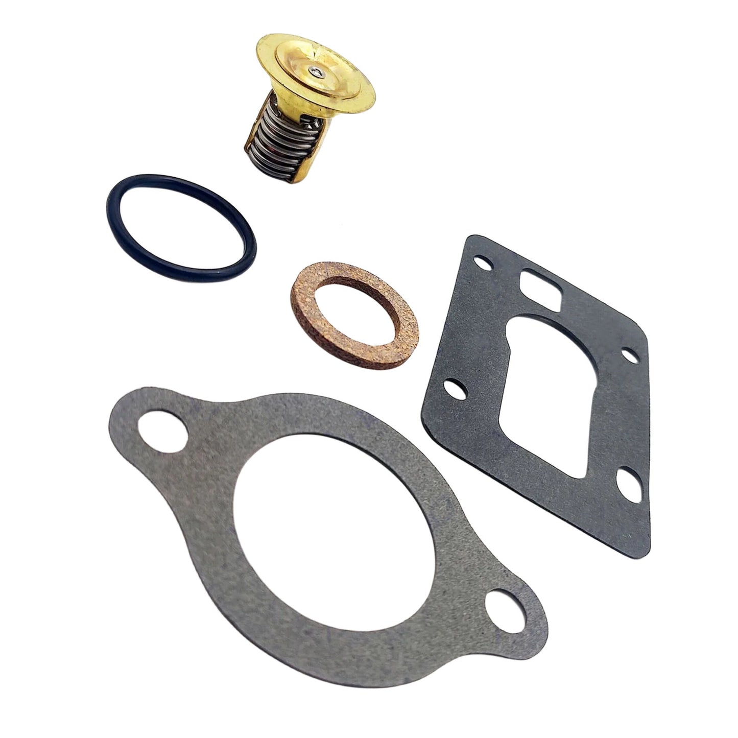 Thermostat Kit 160°F for OMC Sterndrive/Cobra 5.0L 5.7L 7.5L (Year Range)