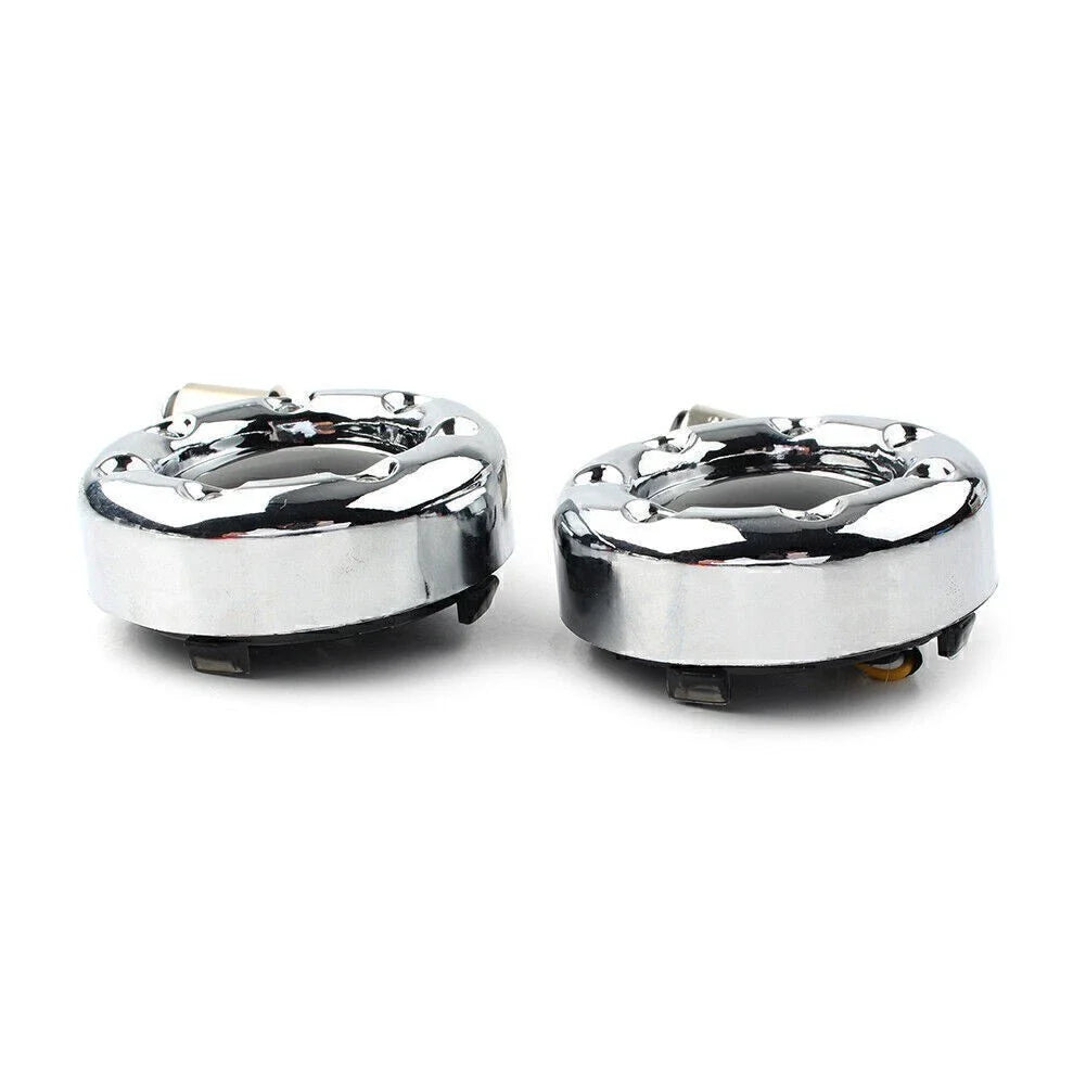 Red LED Turn Signal Lights Trim Ring for Harley Sportster
